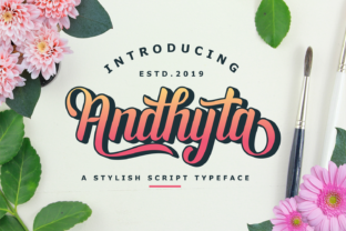 Andhyta: A Bold Handwritten Font for Your Craft Projects