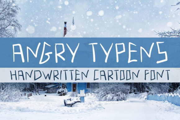 Angry Typens: A Bold Handwritten Font for Real Branding Projects
