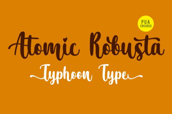 Atomic Robusta: A Handwritten Font That Brings Heart to Every Craft Project