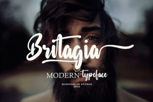 Britagia: A Handwritten Font That Brings Handmade Products to Life