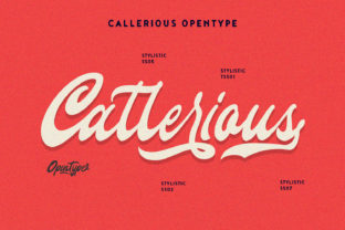 Callelious: A Handwritten Font That Feels Like Vintage Ad Charm