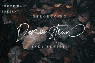 Demonstran: A Light Handwritten Font for Editorial Layouts