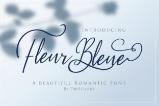 Fleur Bleue: The Bold Script Font Every Maker Should Try