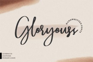 Gloryouss: A Handwritten Font with Bold Personality for Brands