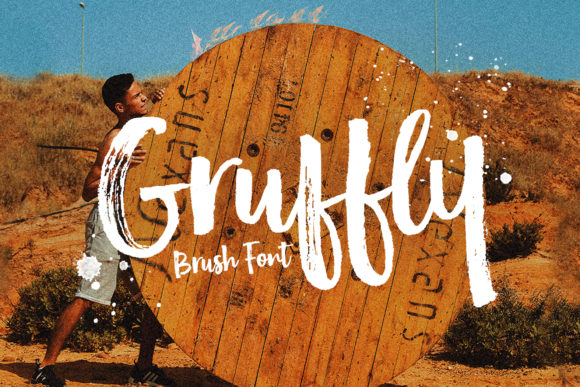 Gruffly Brings Rough Charm to Modern Marketing Fonts