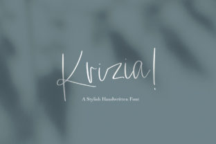 Krizia: A Playful Handwritten Font for Campaign Design