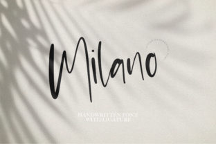 Milano Font Brings Warm Handwritten Charm to Your Craft Projects
