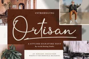 Ortisan: A Light Script Font for Handmade Products