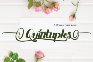 Quintuples: A Script Font Built for Brand Identity