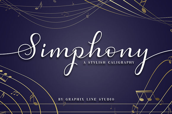 Simphony: A Handwritten Font That Adds Delicate Boldness to Web Design