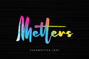 Testing Metters for Web Projects: A Handwritten Font That Demands Attention