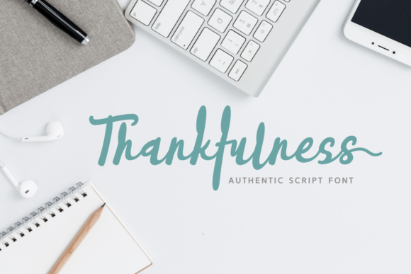 Thankfulness Font Brings Warmth to Editorial Design
