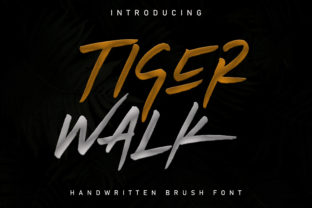Tiger Walk: A Handwritten Font That Means Business